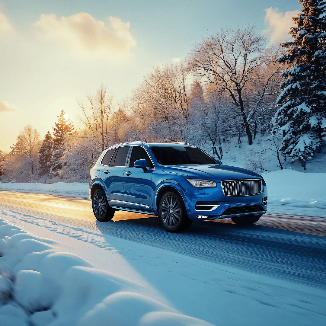 Sailun Atrezzo 4S all-weather tire in a showroom setup, highlighting its asymmetric tread design with 3PMSF symbol—built for wet, snow, and sub-zero performance.