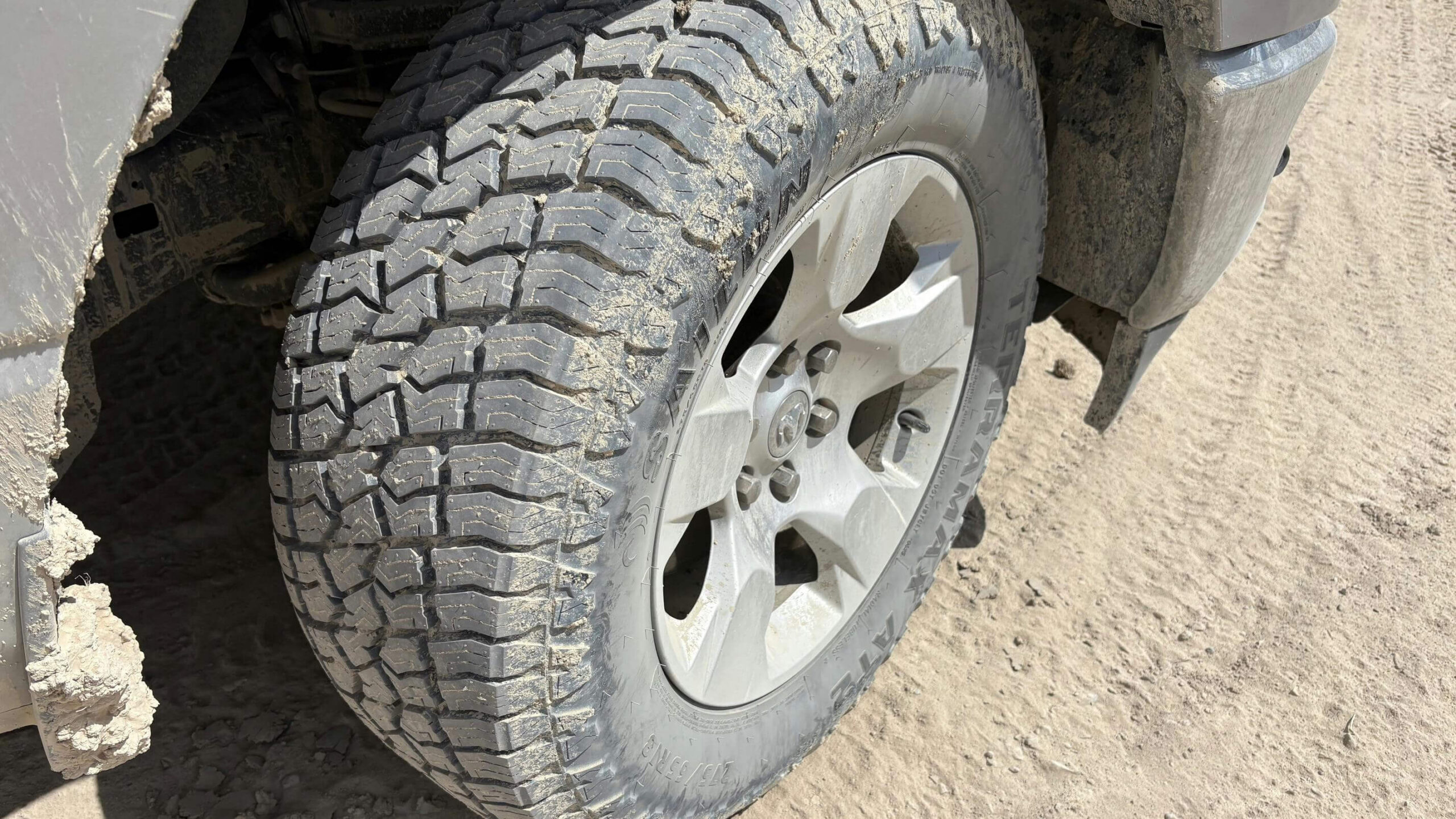 Sailun display booth featuring newly unveiled Atrezzo SVA2 and TerraMax AT2 tires at the Traction Tour event near Salt Lake City, Utah.